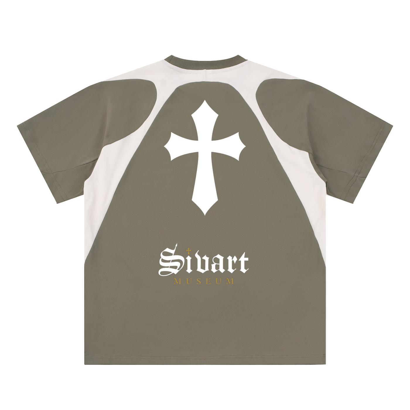 Sivart Museum Scared Go To Church Panel Cotton T