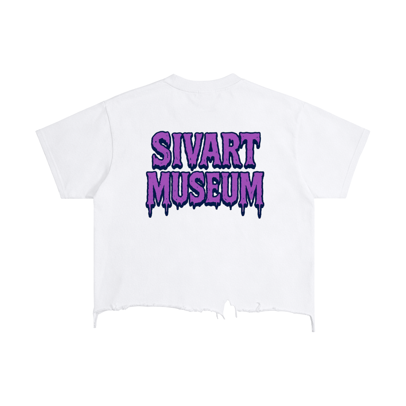 Sivart Museum Vintage Wash Boxy Distressed Hem T