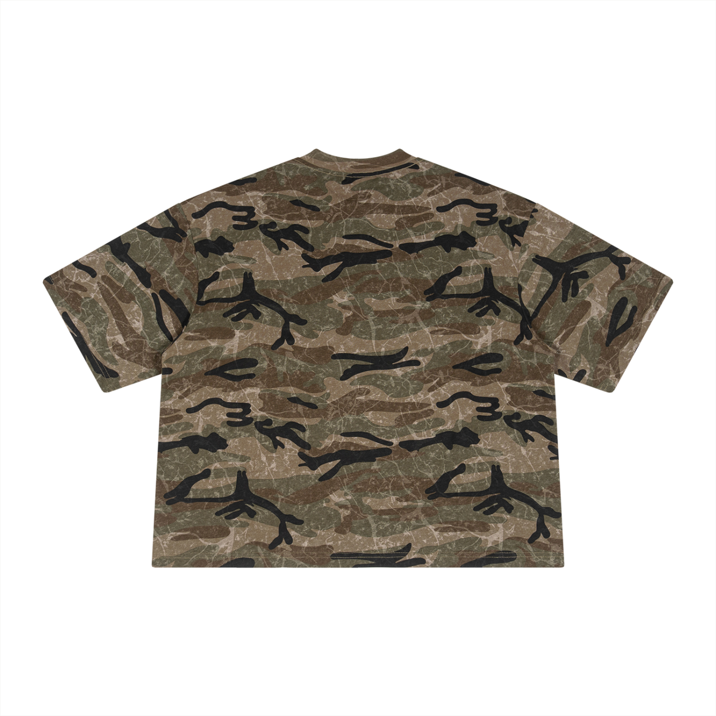 Sivart Museum Unisex Boxy Camo Print T