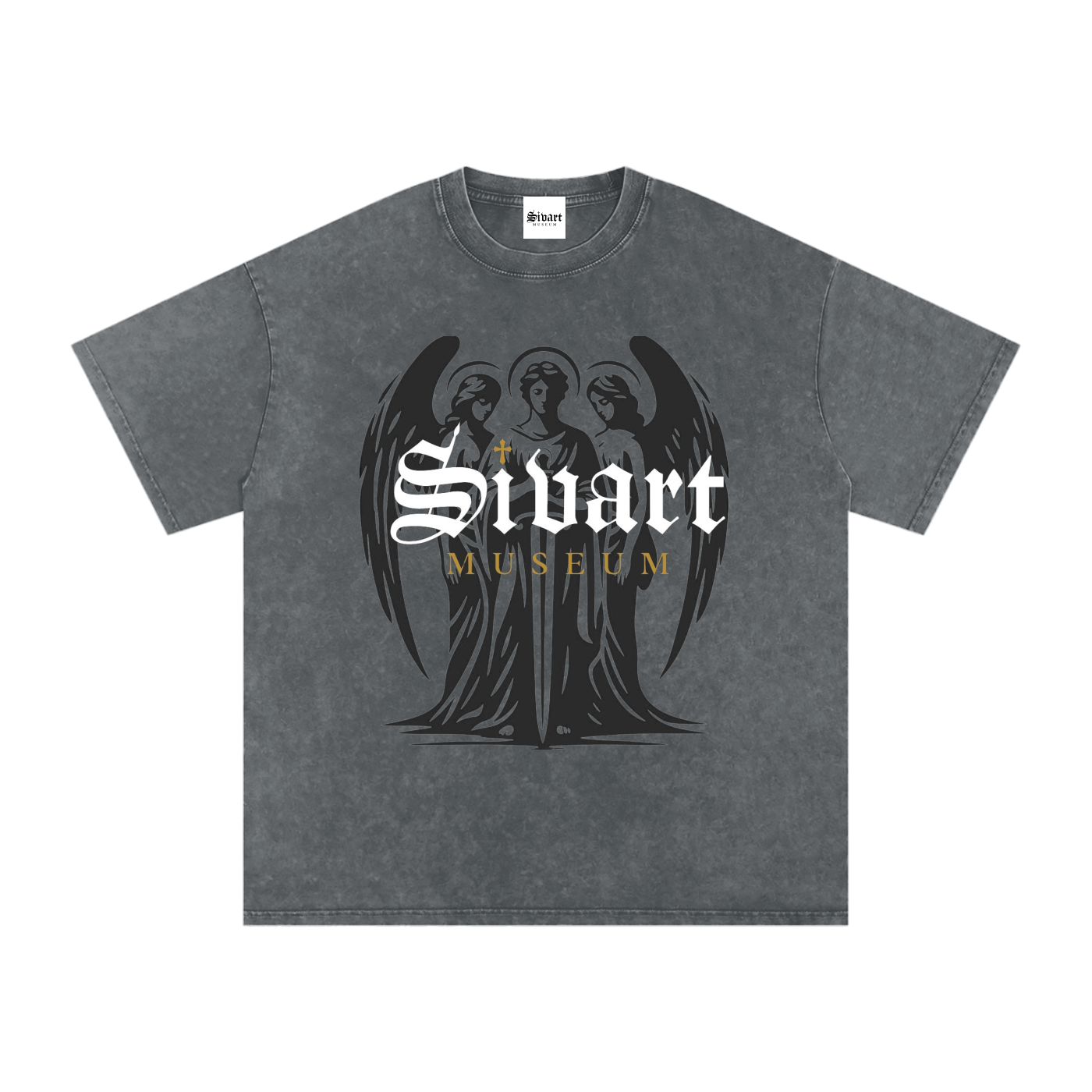 Sivart Museum Snow Washed Oversized Cotton T