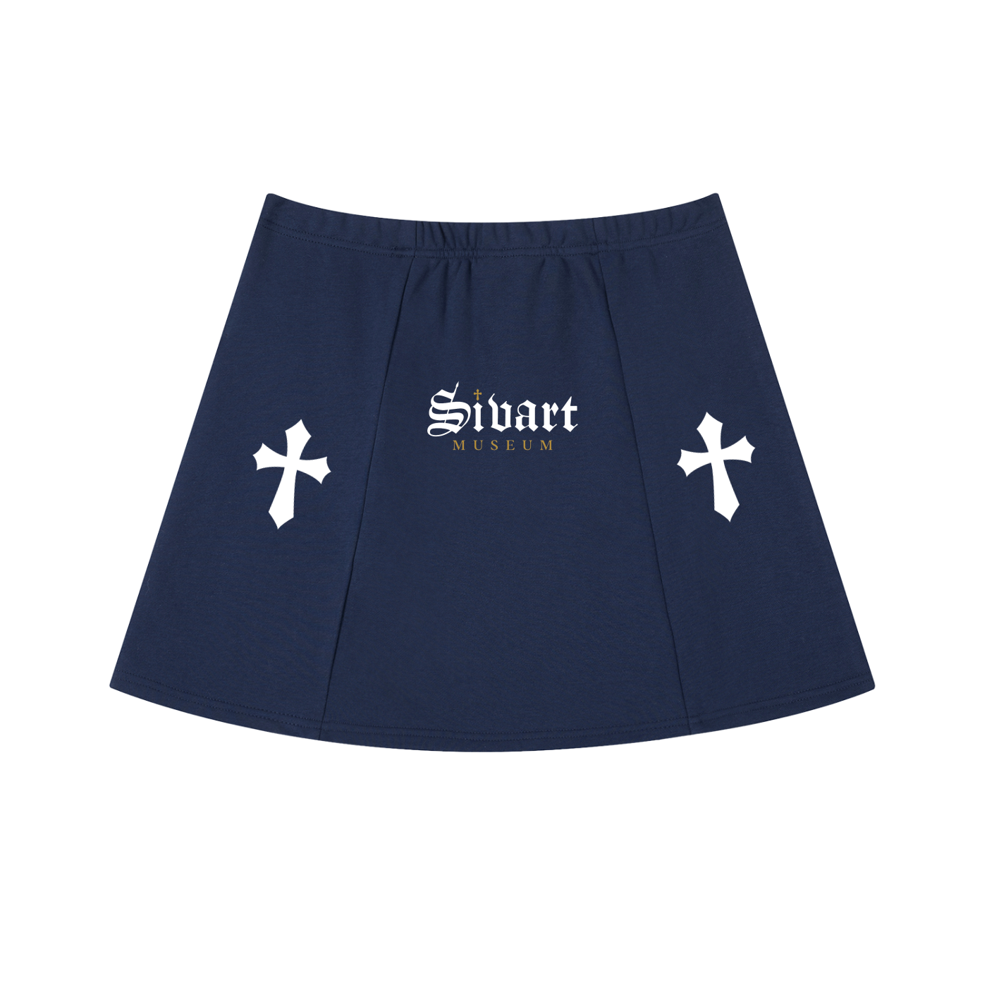 Sivart Museum Women Side Stripe Slit Skirt