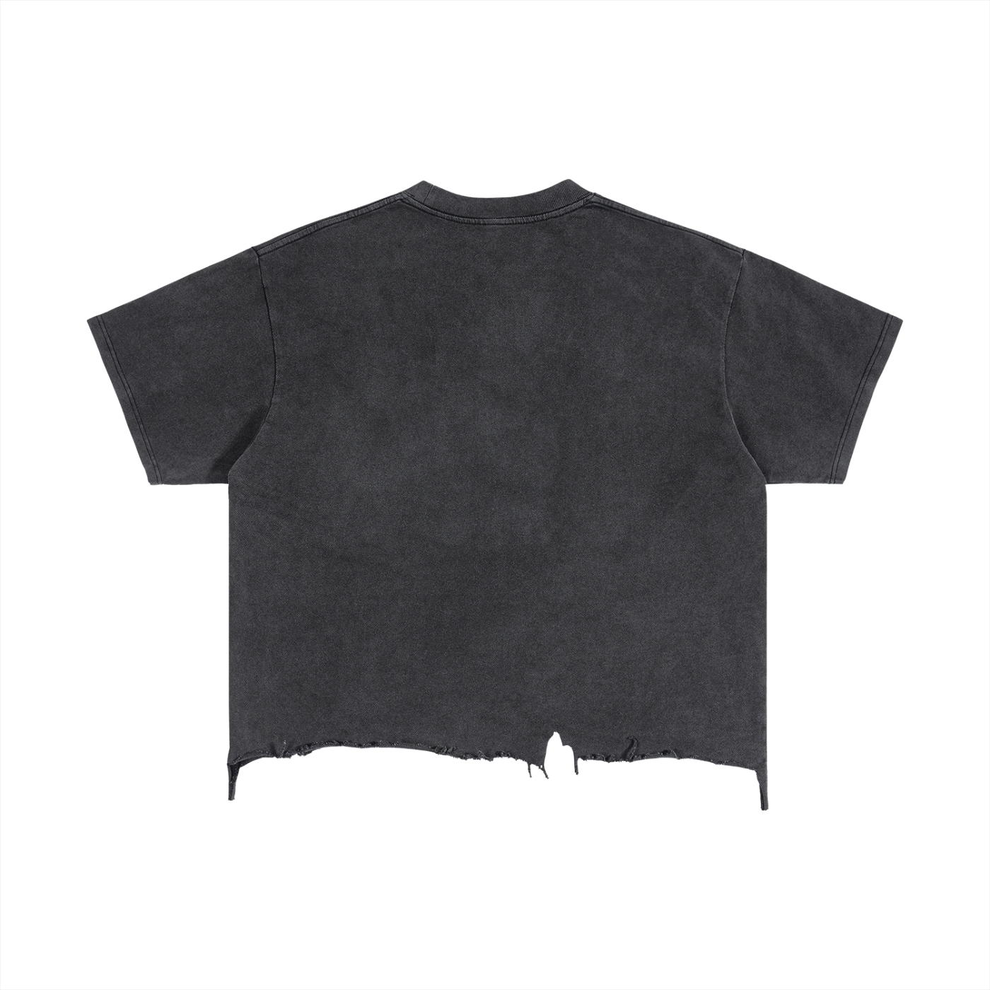 Sivart Museum Vintage Wash Boxy Distressed Hem T