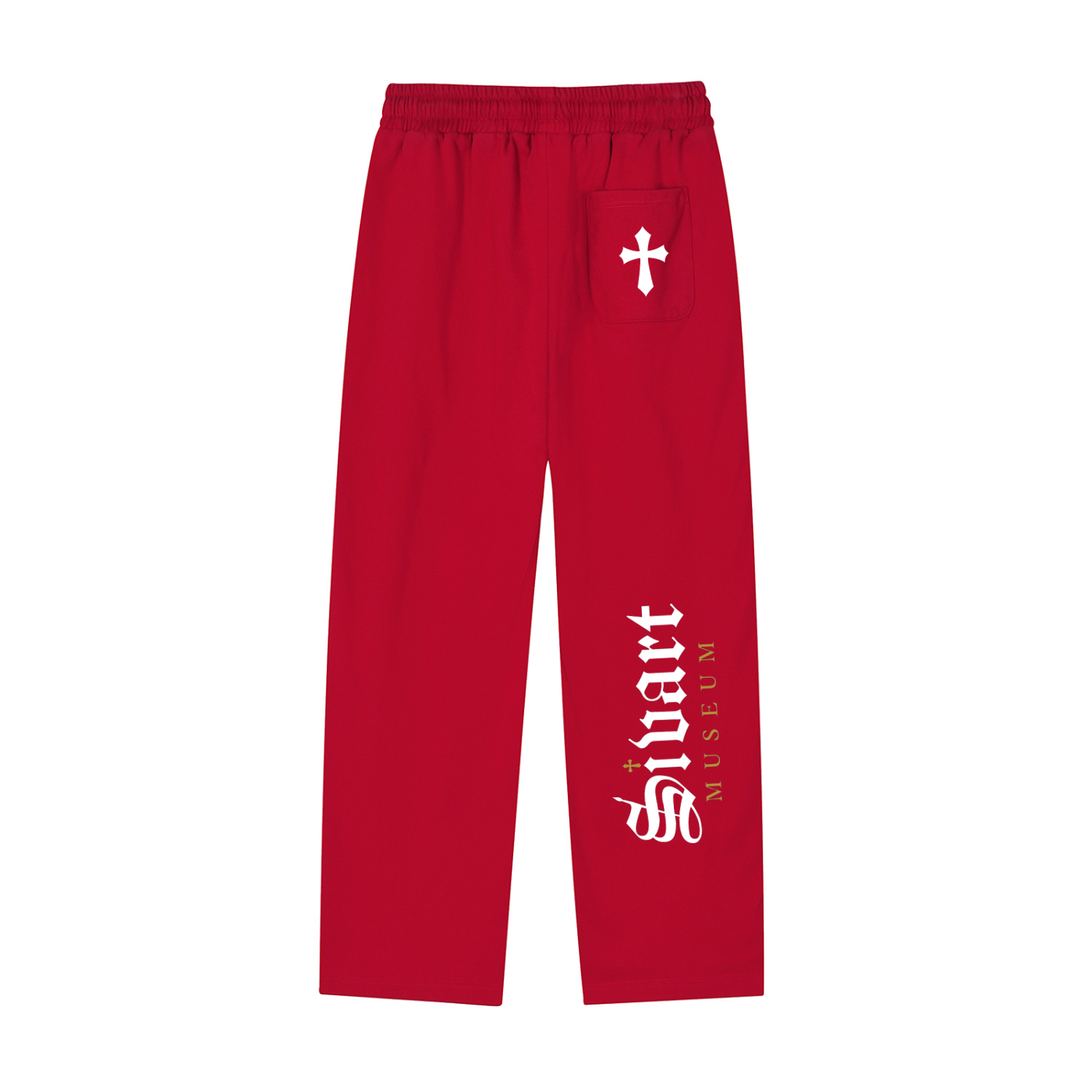 Sivart Museum Reflection Striped Straight-Leg Sweatpants