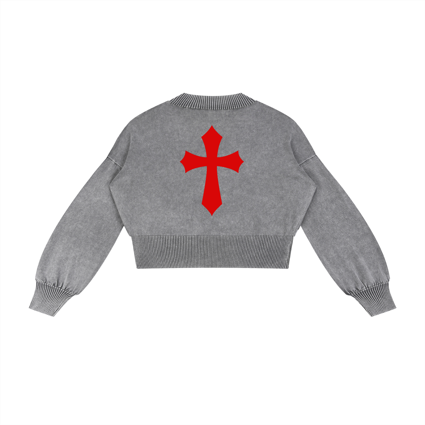 Sivart Museum Women Balloon Sleeve Cropped Sweater