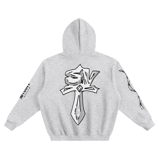 Fleeced Boxy Hoodie