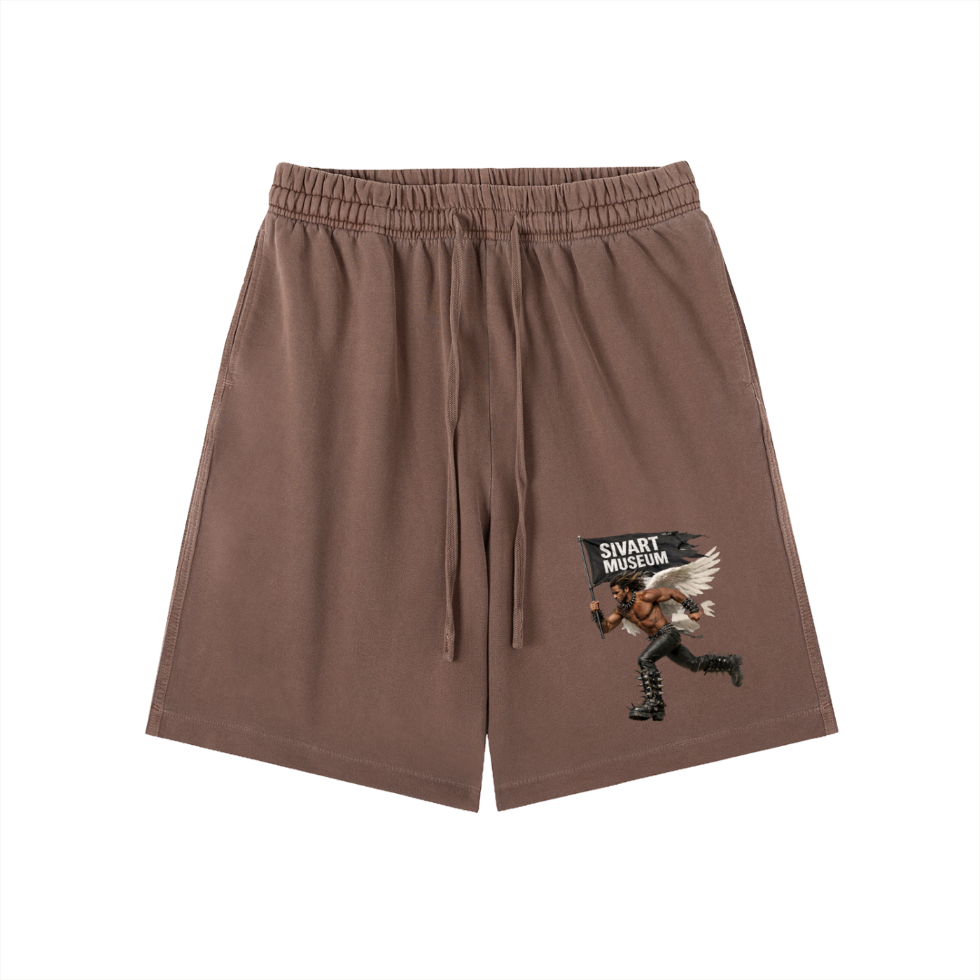 Sivart Museum Vintage Wash Cotton Shorts