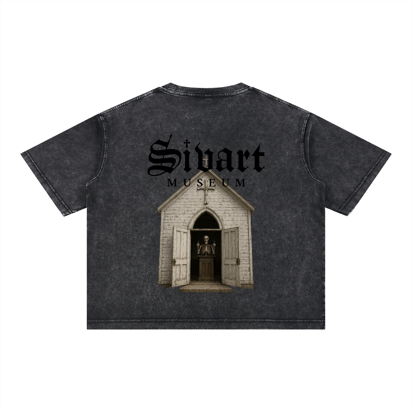 Sivart Museum Wash Boxy Cotton T