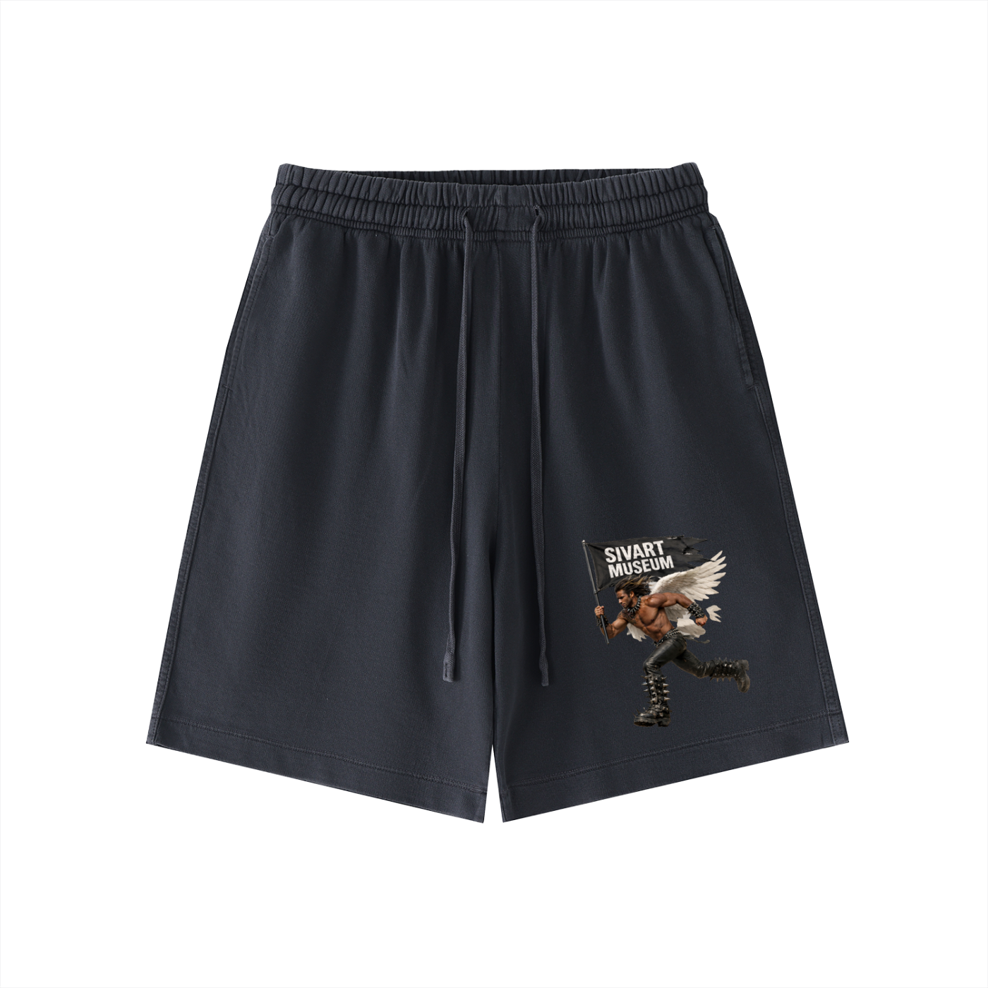 Sivart Museum Vintage Wash Cotton Shorts