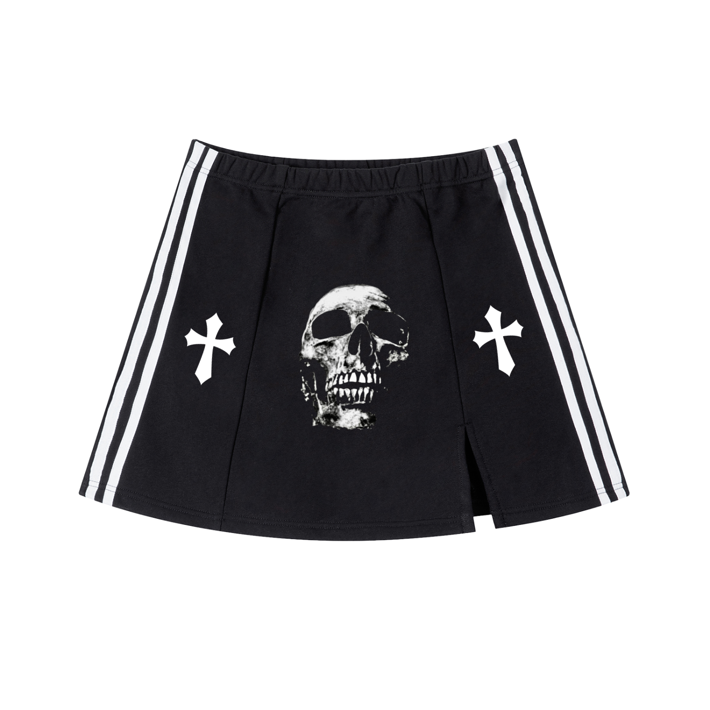Sivart Museum Women Side Stripe Slit Skirt