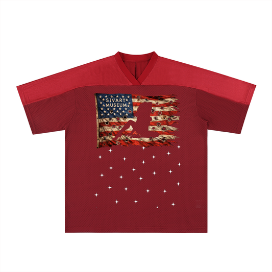 Sivart Museum Oversized Mesh V-Neck Soccer Jersey