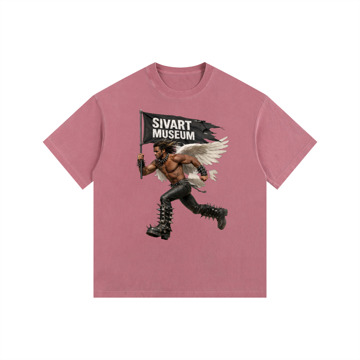 Sivart Museum Vintage Washed Oversized Cotton T