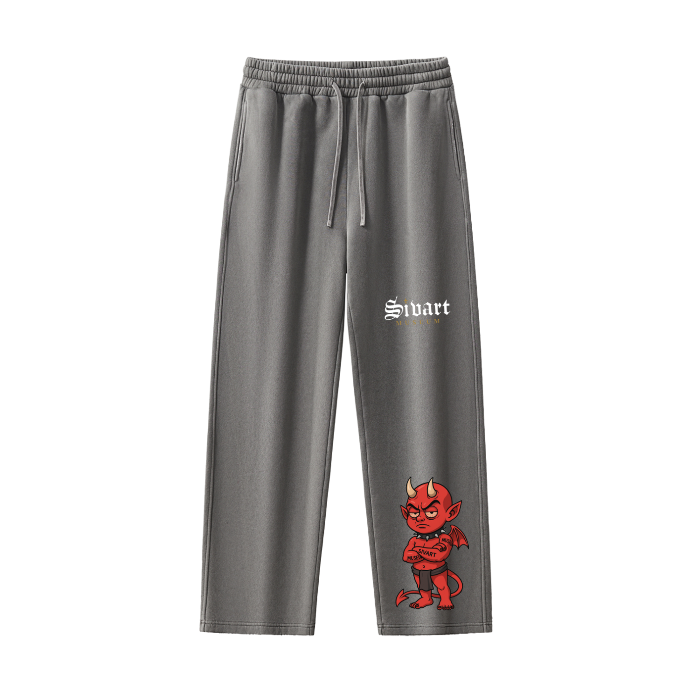 Sivart Museum Frayed Enzyme Washed Fleece Sweatpants