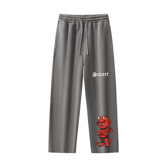 Sivart Museum Frayed Enzyme Washed Fleece Sweatpants