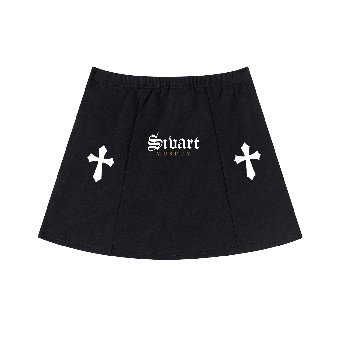 Sivart Museum Women Side Stripe Slit Skirt