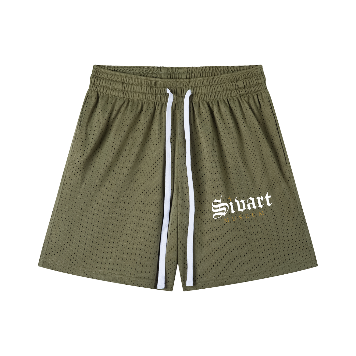 Sivart Museum Mesh Drawstring Shorts