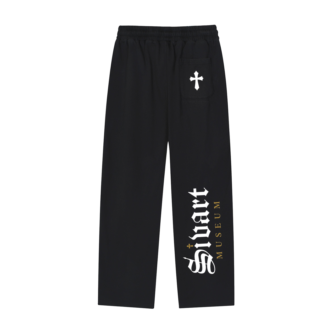 Sivart Museum Reflection Striped Straight-Leg Sweatpants