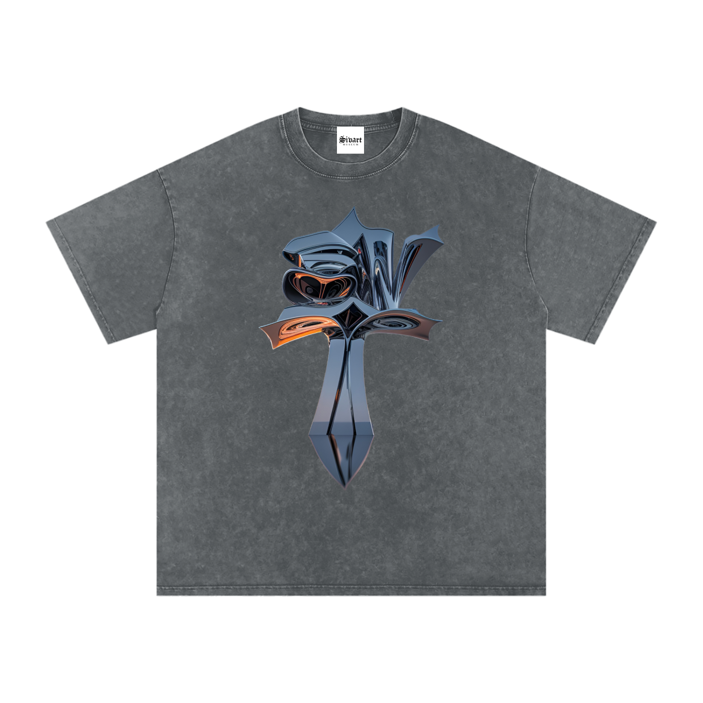 Sivart Museum Snow Washed Oversized Cotton T