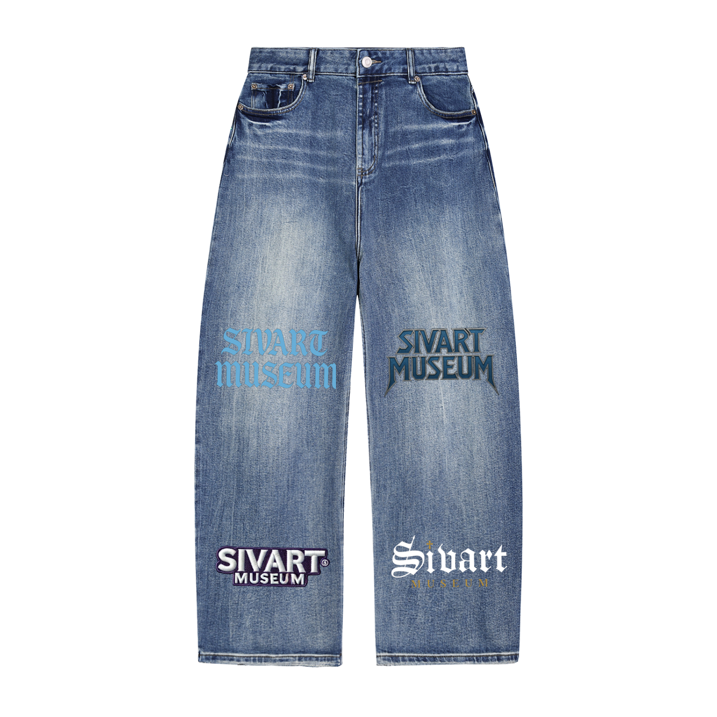 Sivart Museum Sun Fade Heavyweight Denim Jeans