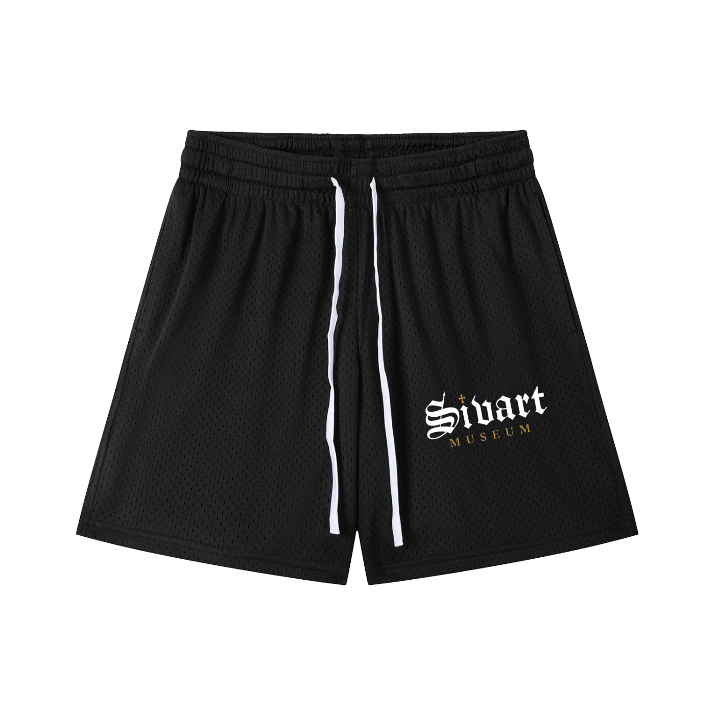 Sivart Museum Mesh Drawstring Shorts