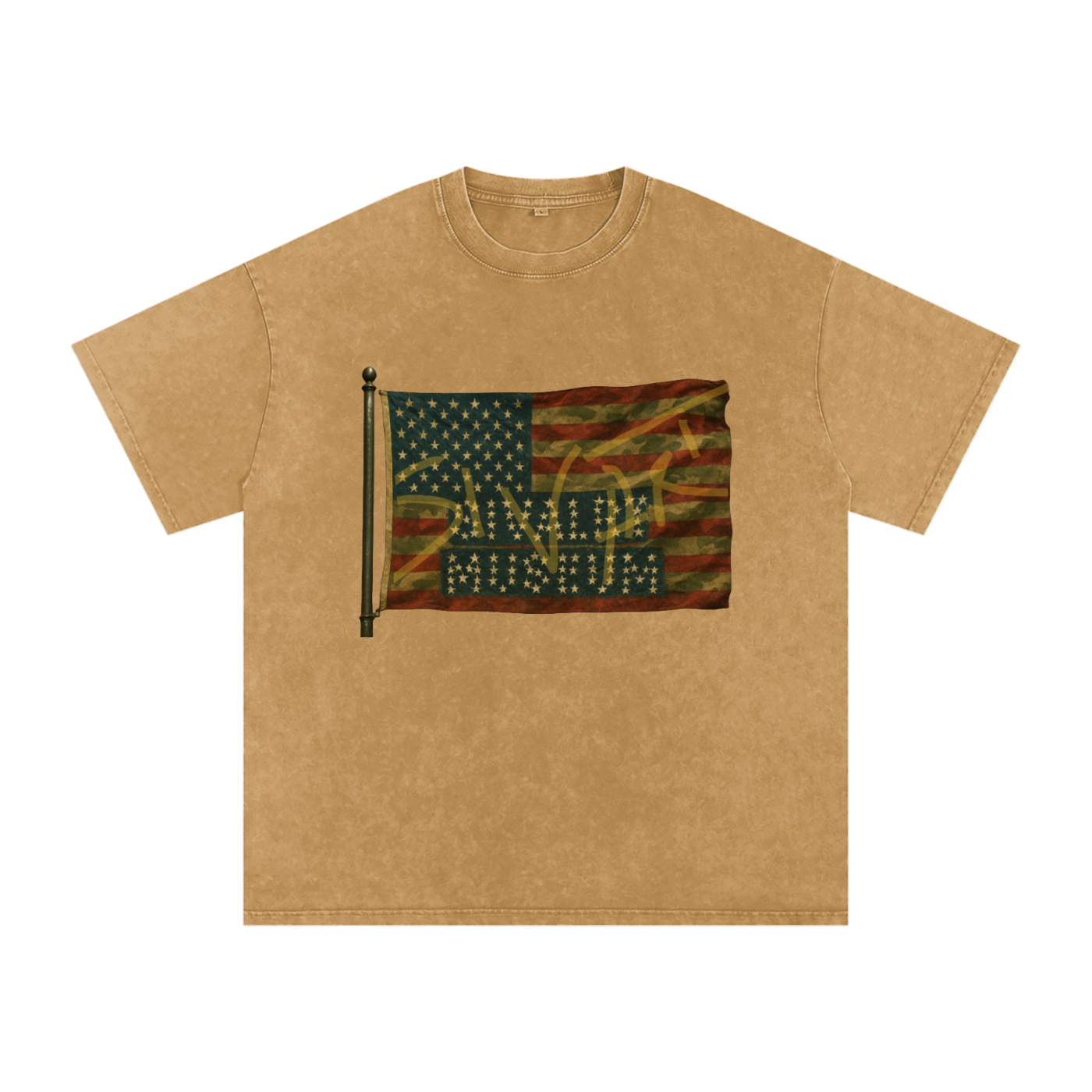 Sivart Museum Snow Washed Oversized Cotton T
