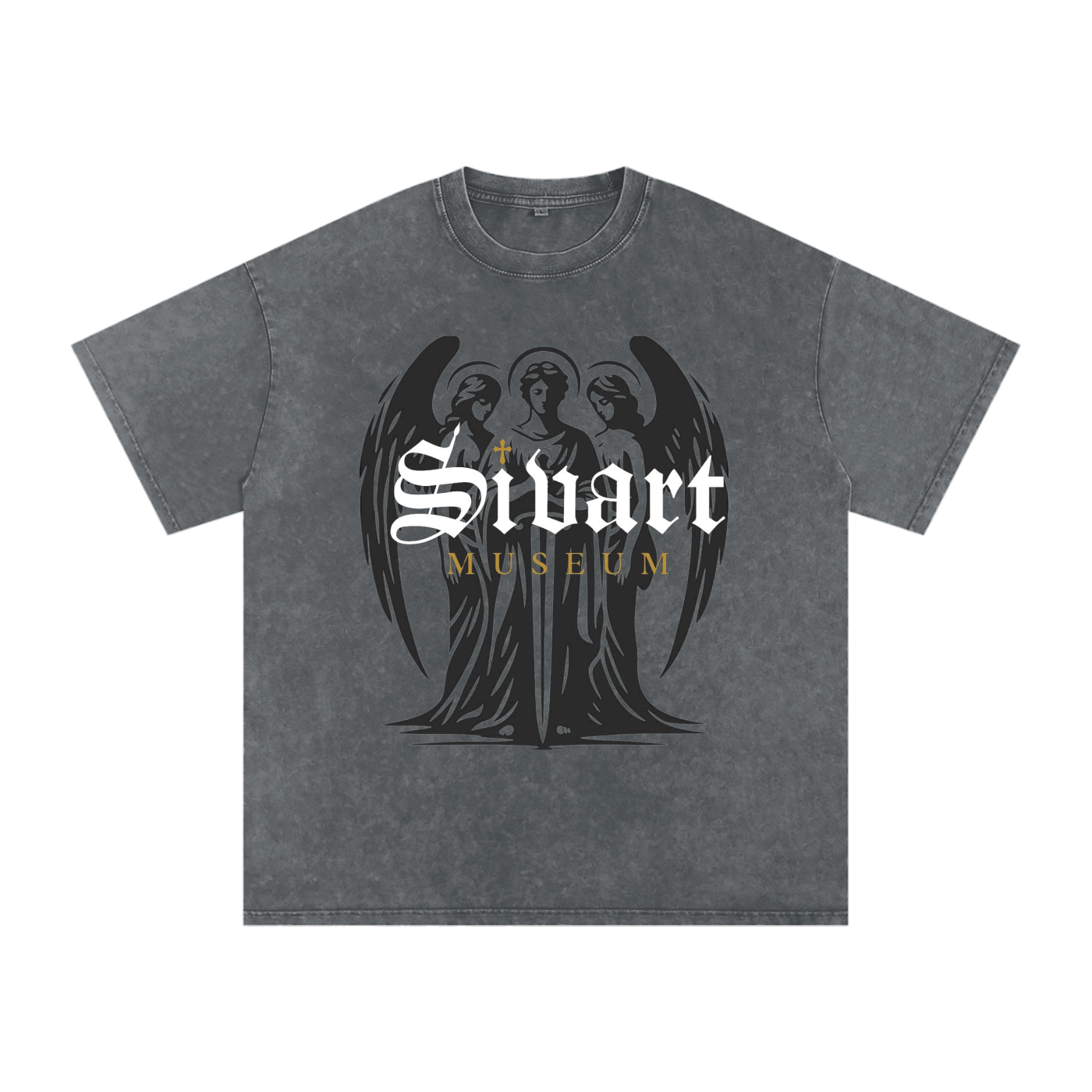 Sivart Museum Snow Washed Oversized Cotton T