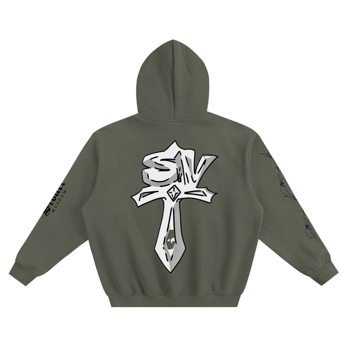 Fleeced Boxy Hoodie