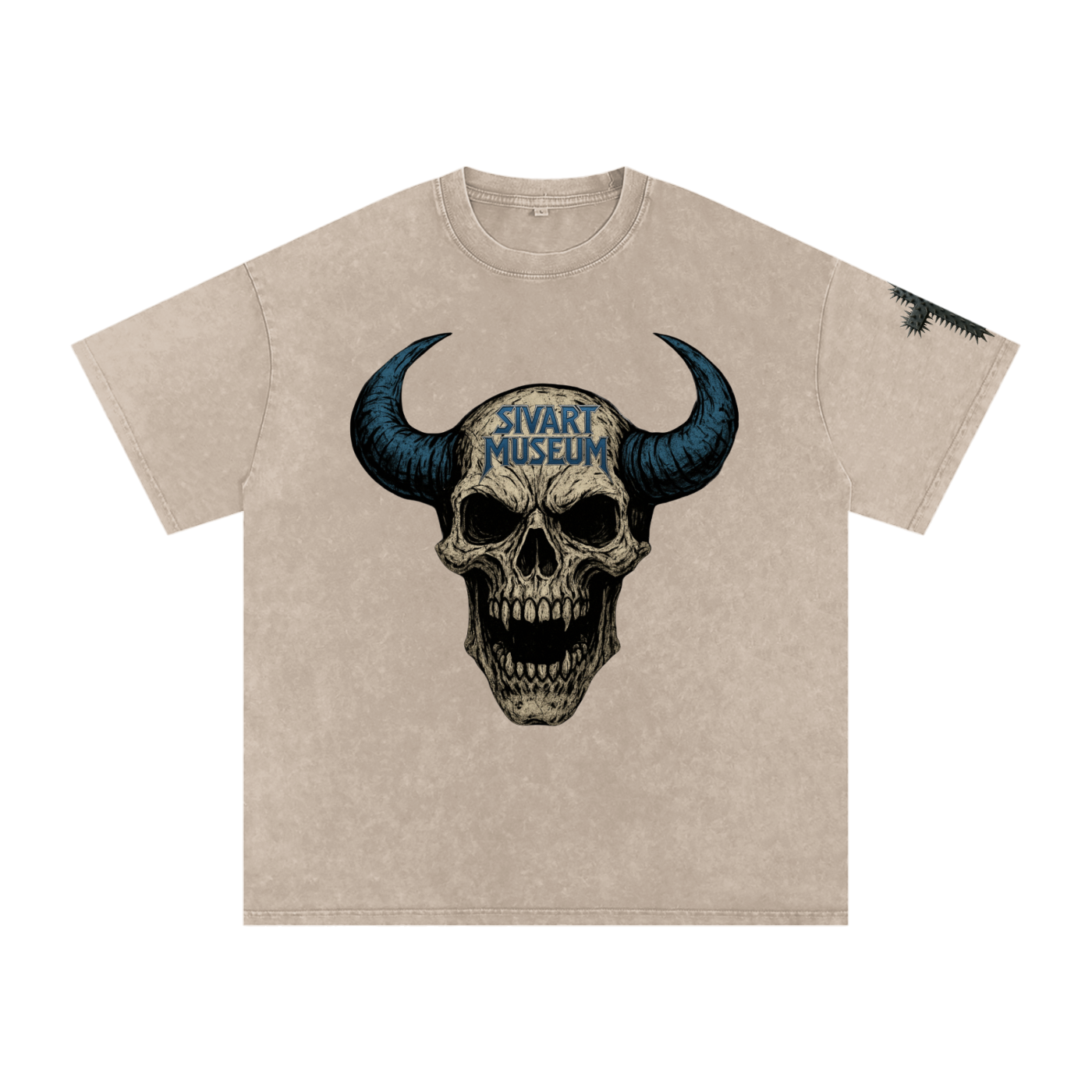 Sivart Museum Snow Washed Oversized Cotton T