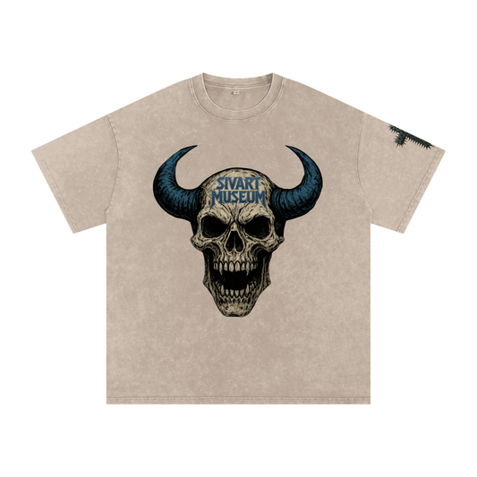 Sivart Museum Snow Washed Oversized Cotton T
