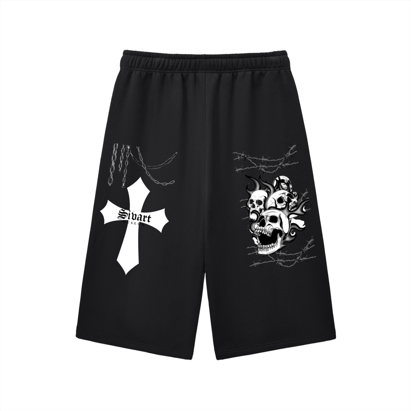 Sivart Museum Relaxed Drawstring Three-quarter Sweatpants