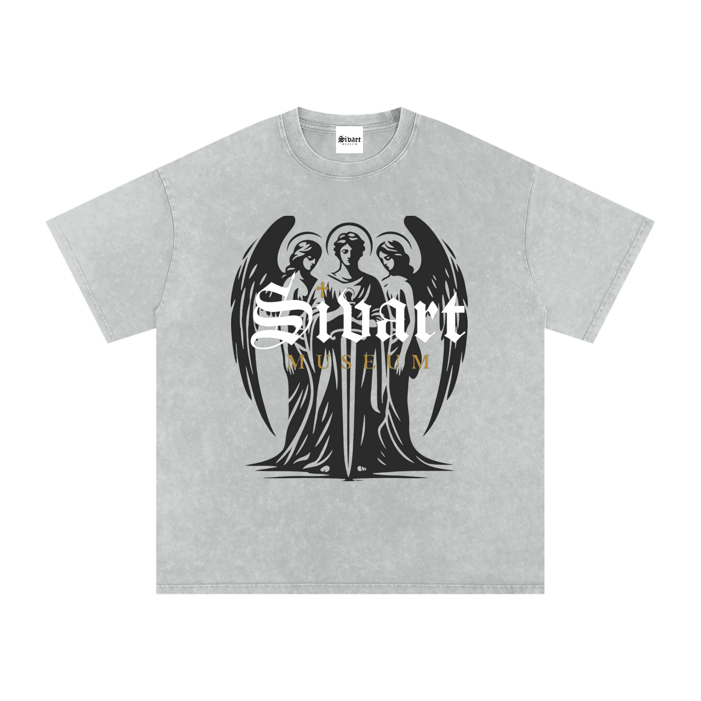 Sivart Museum Snow Washed Oversized Cotton T