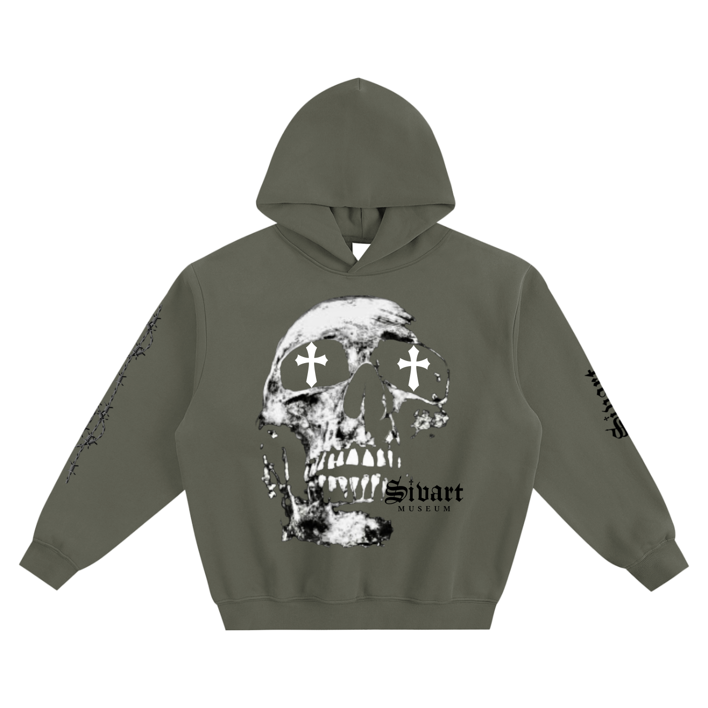 Fleeced Boxy Hoodie