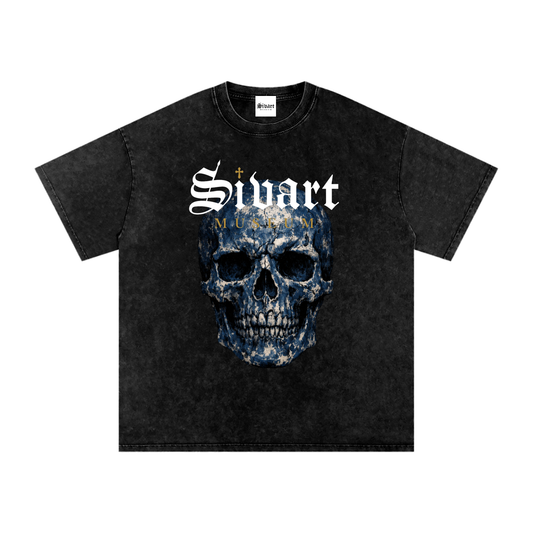 Sivart Museum Snow Washed Oversized Cotton T-Shirt