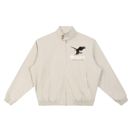 Sivart Museum Stand Collar Bomber Jacket