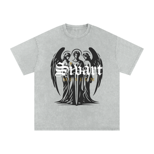 Sivart Museum Snow Washed Oversized Cotton T