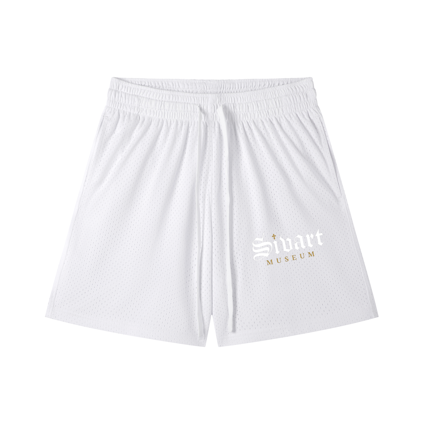 Sivart Museum Mesh Drawstring Shorts