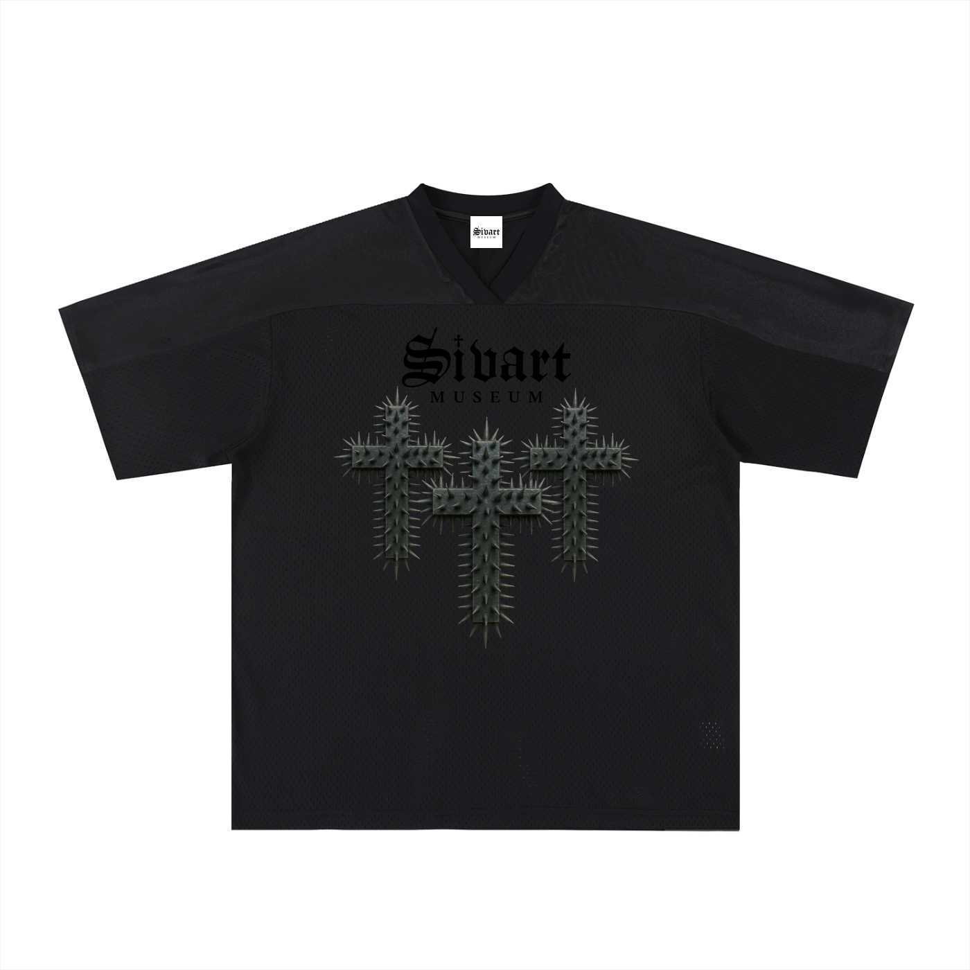 Sivart Museum Oversized Mesh V-Neck Soccer Jersey