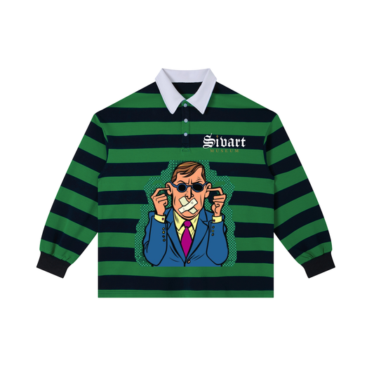 Sivart Museum Stripe Polo Shirt