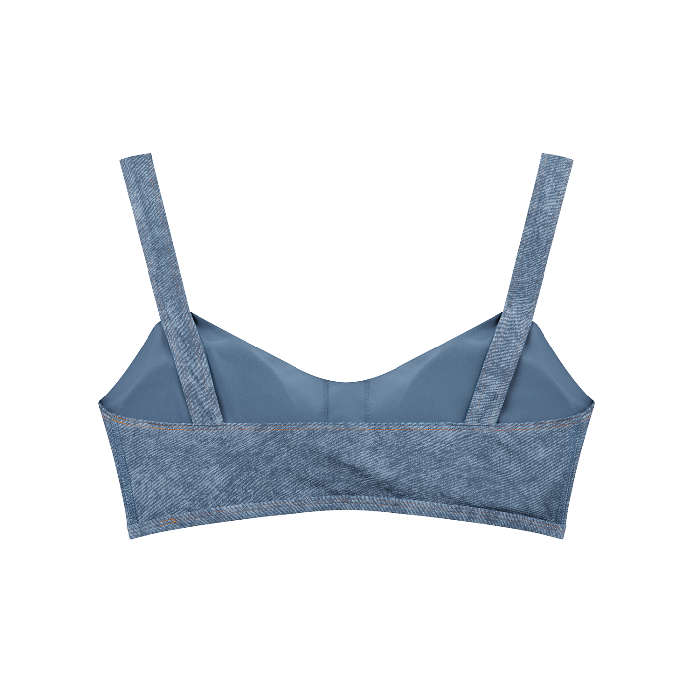 Sivart Museum Women's Faux Denim Sports Bra