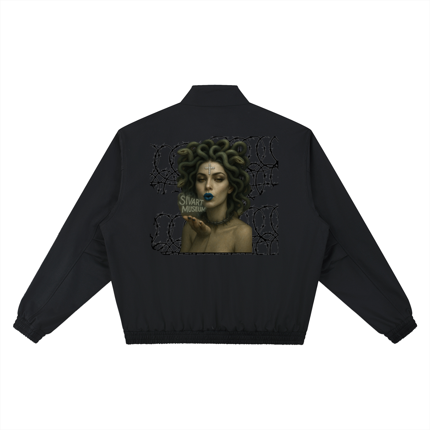 Sivart Museum Stand Collar Bomber Jacket