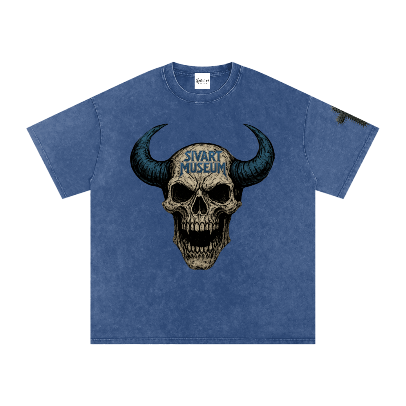 Sivart Museum Snow Washed Oversized Cotton T