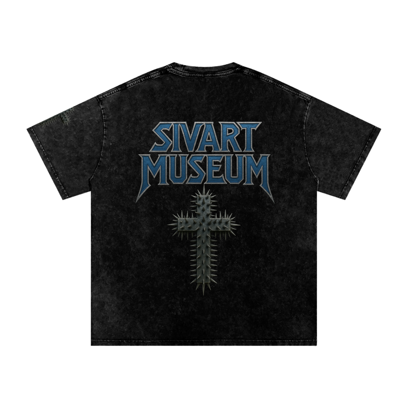 Sivart Museum Snow Washed Oversized Cotton T