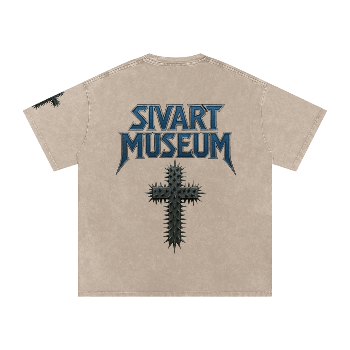 Sivart Museum Snow Washed Oversized Cotton T