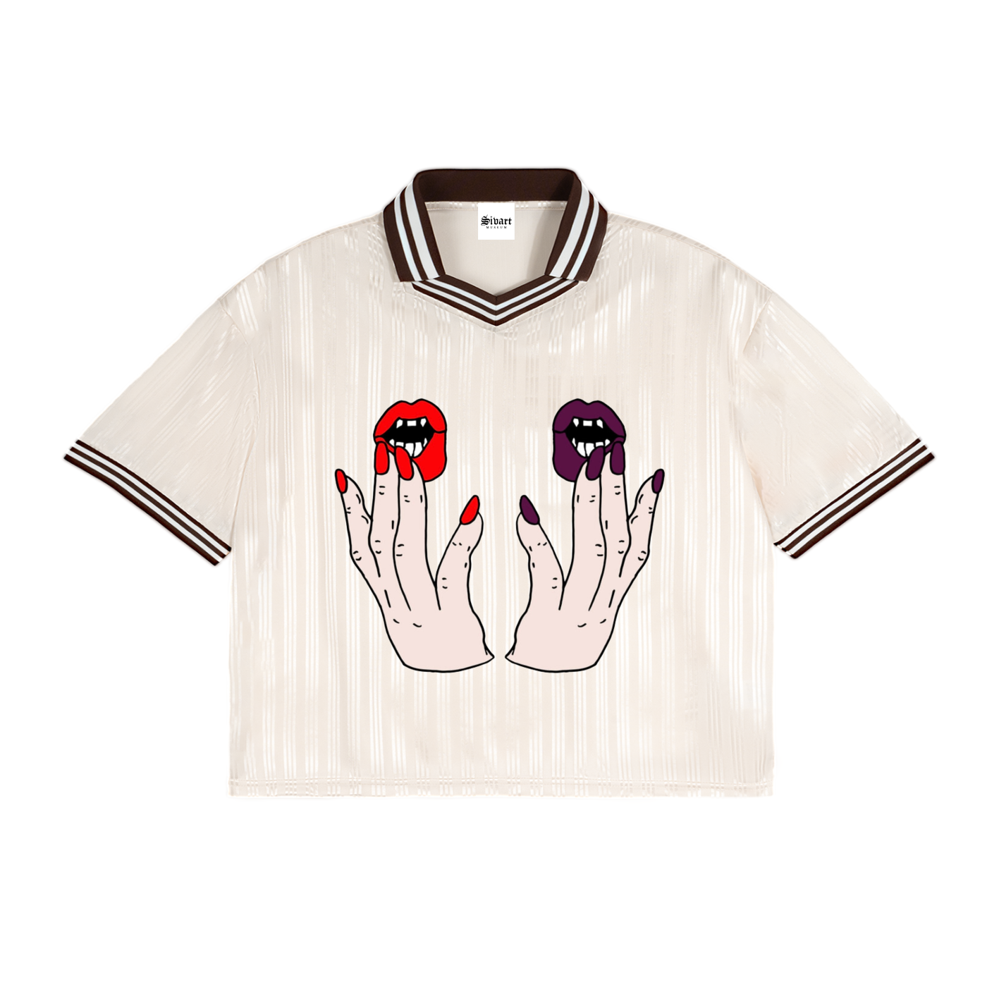 Sivart Museum Women  Polo Collar T-Shirt
