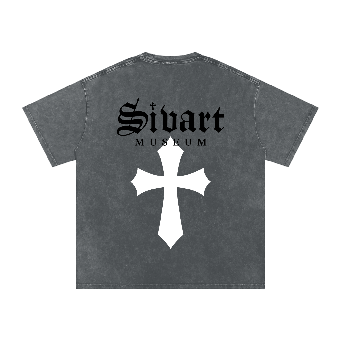 Sivart Museum Snow Washed Oversized Cotton T